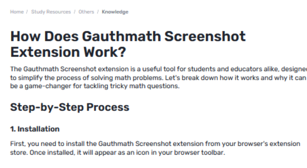 How Do I Install and Use the Gauth Extension on My Browser for Homework Help?