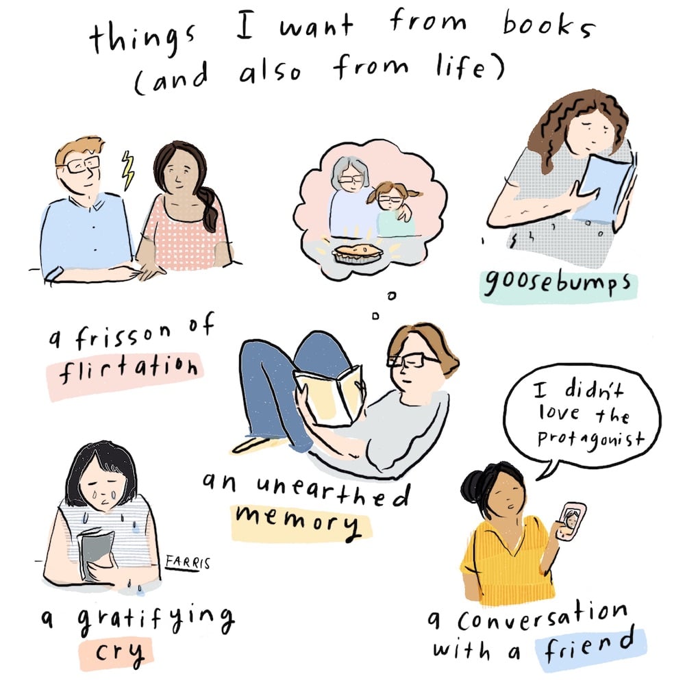 Things I Want From Books